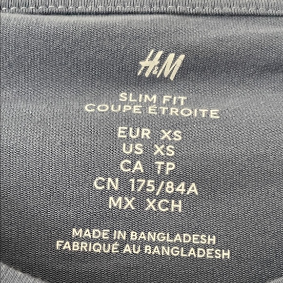 Set of 2 H&M Blush Pink  and Muted Blue‎ T-Shirts - Bundle | Size XS - Picture 5 of 5